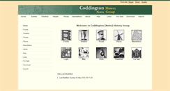 Desktop Screenshot of coddington.org.uk