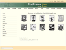 Tablet Screenshot of coddington.org.uk